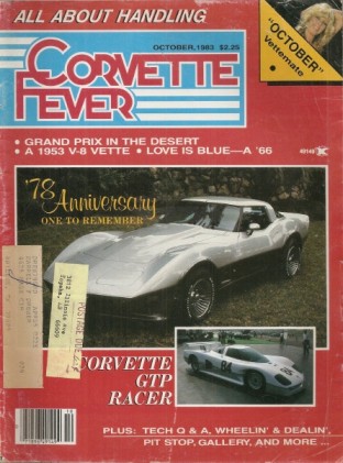CORVETTE FEVER 1983 OCT - '53 V-8, DROP-TOP COUPE